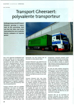 Internationaal Transport GHEERAERT