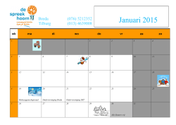 januari 2015 - De Spreekhoorn