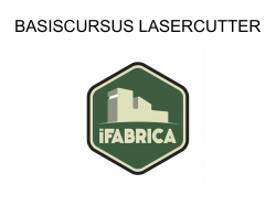 Lasersnijden bij iFabricabasis