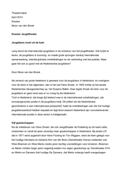 Dossier: Jeugddans moet uit de kast