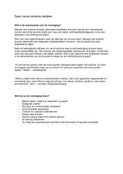 Handreiking voor sportclubs