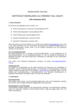 Info examens