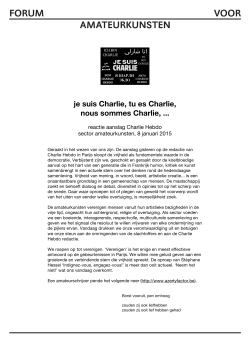 reactie aanslag Charlie Hebdo