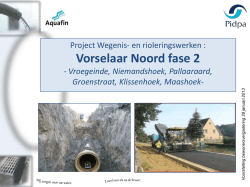 info uit de presentatie infosessie riolering