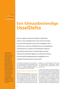 Een klimaatbestendige IJsselDelta