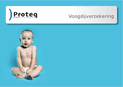 Brochure Proteq Voogdijverzekering