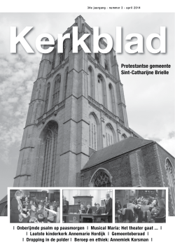 Kerkblad april 2014 - Sint Catharijnekerk