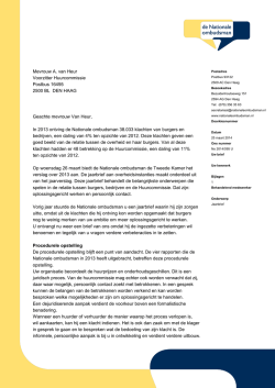 Huurcommissie - Nationale Ombudsman