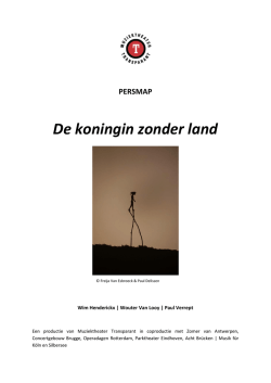 PERSMAP De koningin zonder land