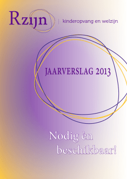jaarverslag 2013