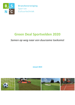 Green Deal Sportvelden 2020