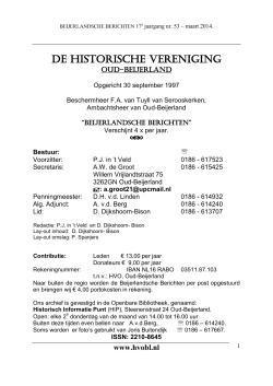 BB Maart 2014 - Historische Vereniging Oud