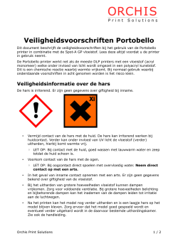 Veiligheidsvoorschriften Portobello