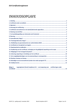 Certificatiereglement