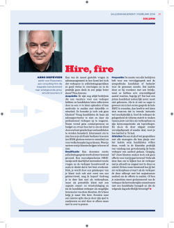Hire, fire - Royal Dutch Sales
