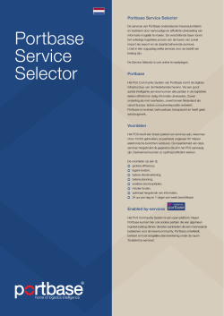 Portbase Service Selector