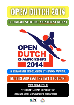 Uitnodiging Nederlands 2014