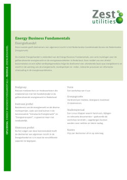 EBF Training &ndash; Module Energiehandel