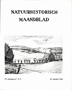1968-07 08 09 - Natuurhistorisch Genootschap in Limburg