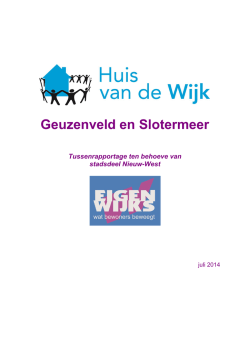 halfjaarrapportage 2014