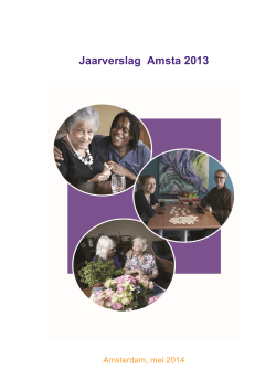 Stichting Amsta Jaarverslag 2013