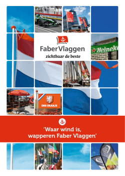 Bedrijfsbrochure Faber Vlaggen
