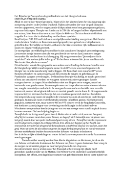 Het Rijnsburgs Paasspel en de geschiedenis van - OSG