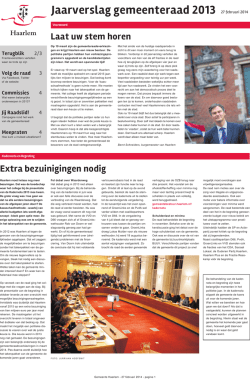 Jaarverslag - Bestuurlijke informatie gemeente Haarlem
