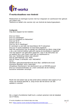 IT-workz-draadloos voor Android