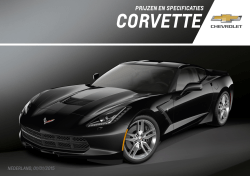 Download uitrusting en prijslijst Corvette