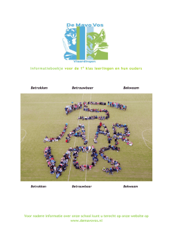 Informatieboekje nieuwe leerlingen 2014-2015