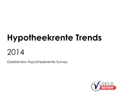 Hypotheekrente Trends 2014 (pdf)