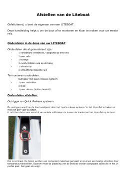 Montage instructie | Nederlands (PDF) - Lite-Boat