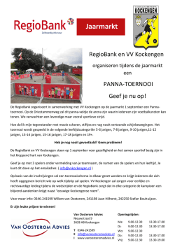 Jaarmarkt - Van Oosterom Advies