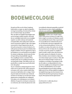 Bodemecologie - Paul Kloosterboer