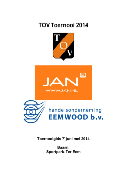 toernooiboekje