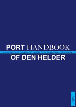 PORT HANDBOOK OF DEN HELDER - Offshore