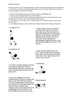 Download the PDF file : Rekkingsoefeningen.