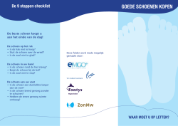 GOEDE SCHOENEN KOPEN WAAR MOET U OP