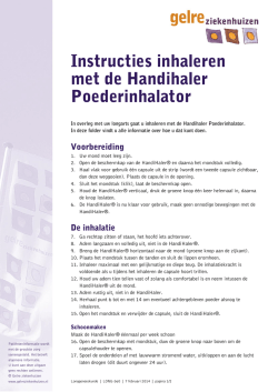 Instructies inhaleren met de Handihaler Poederinhalator (LONG-560)