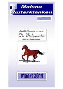 maart - De Malsnaruiters