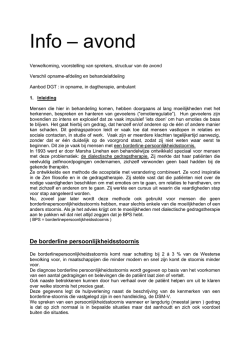 Info &ndash; avond
