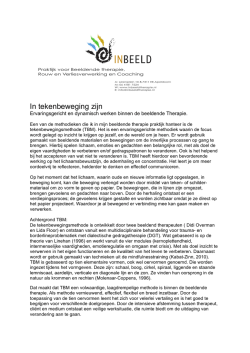 In tekenbeweging zijn - INBEELD praktijk voor beeldende therapie