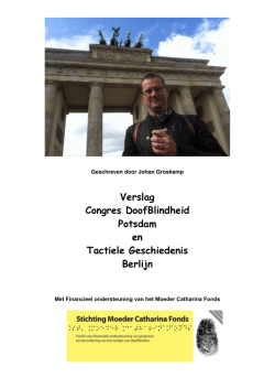het verslag - Moeder Catharina Fonds