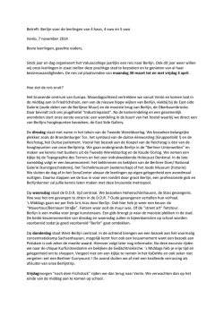 Inschrijvingsbrief Berlijn (4havo en 4/5 vwo)