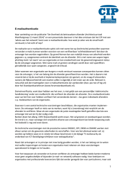 E-mailauthenticatie
