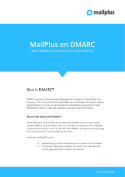 MailPlus en DMARC