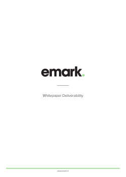Whitepaper Deliverability - E-mark