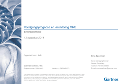 "Voortgangsprognose en -monitoring MRS" PDF