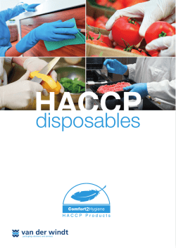 haccp - Van der Windt verpakking